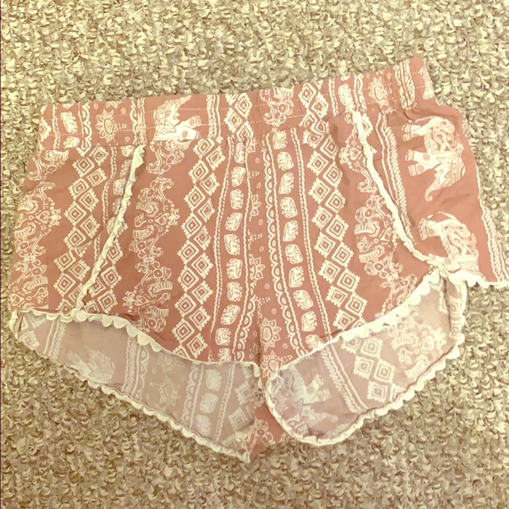 Light pink shorts